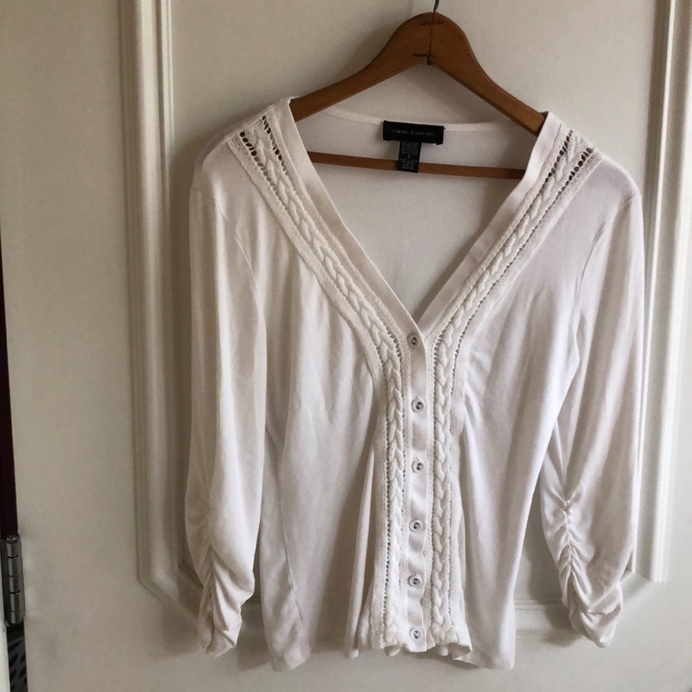 Sweet white cardigan